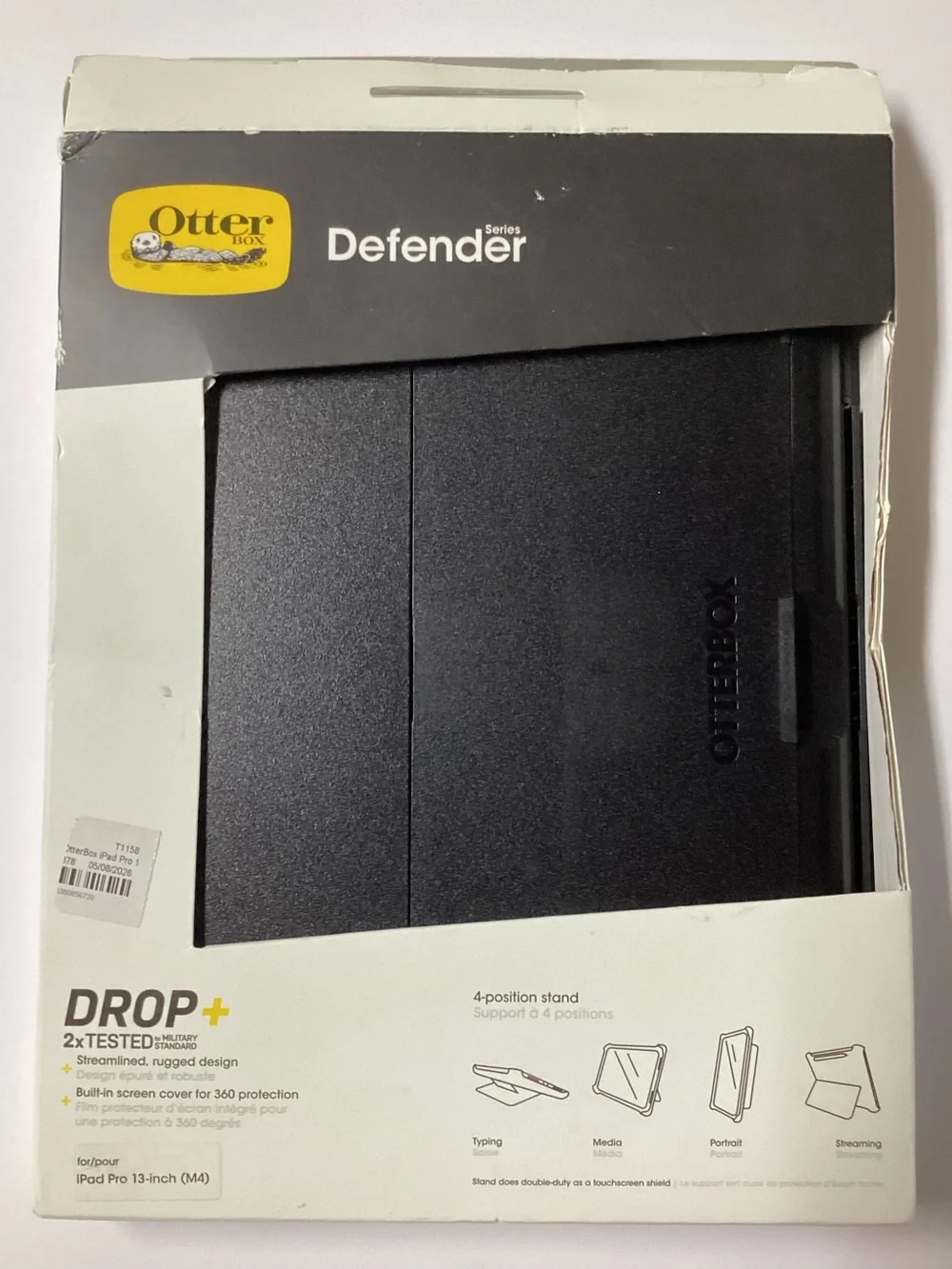 OtterBox iPad Pro 13-inch (M4) Defender Series Case - Black